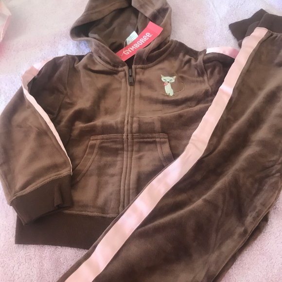 NWT teachers pet 5 kitty cat siamese hoodie pants